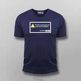 Damaged File Error Notification T-shirt For Men