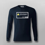 Damaged File Error Notification T-shirt For Men