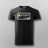 Damaged File Error Notification T-shirt For Men Online India
