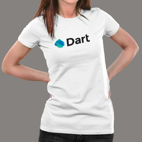 Dart Programming Language T-Shirt For Women Online India
