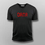Buy our Digital DATA V Neck  T-shirts from Teez.