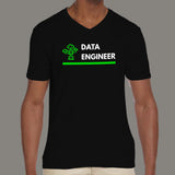 Data Engineer V Neck T-Shirt For Men India