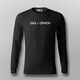 Data Science Opinion Full Sleeve T-Shirt Online India