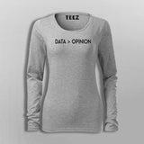 Data Science Opinion T-Shirt For Women