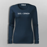 Data Science Opinion T-Shirt For Women