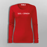 Data Science Opinion T-Shirt For Women
