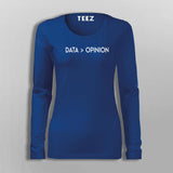 Data Science Opinion T-Shirt For Women