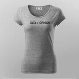 Data Science Opinion T-Shirt For Women