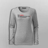 Dear Algebra Stop Asking Us To Find Your X Funny Maths T-Shirt For Women