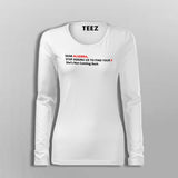 Dear Algebra Stop Asking Us To Find Your X Funny Maths T-Shirt For Women