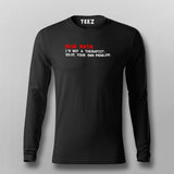 Dear Math I Am Not A Therapist Solve Your Own Problems T-Shirt For Men