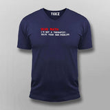Dear Math I Am Not A Therapist Solve Your Own Problems T-Shirt For Men