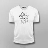 Death Rides With An Black Cat Funny T-shirt For Men