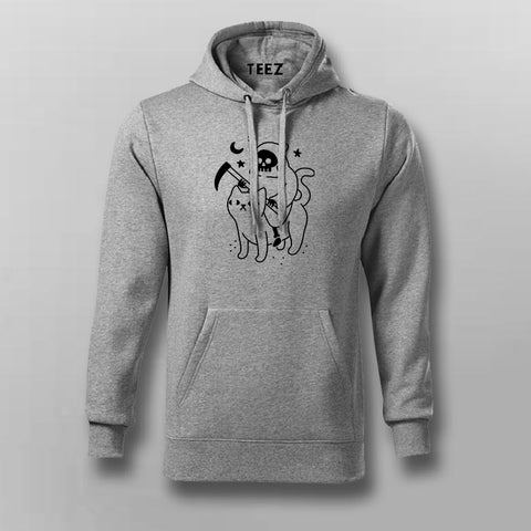 Death rides a black cat 2025 hoodie