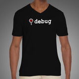 Debug V Neck T-Shirt For Men Online India