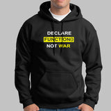 Declare Function Not War Funny Programmer Hoodie For Men