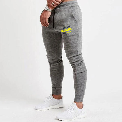 Declare Function Not War Printed Joggers For Men Online India 