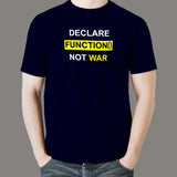 Declare Function Not War Funny Programmer T-Shirt For Men