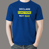 Declare Function Not War Funny Programmer T-Shirt For Men India
