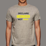 Declare Function Not War Funny Programmer T-Shirt For Men
