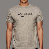 Python Code Procrastinate T-Shirt - Delay with Syntax