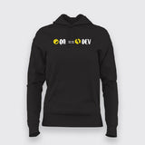 Delighted QA and Miserable Dev Programmer Hoodie For Women Online India