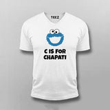 C Is For Chapati Desi Monster Funny T-shirt For Men
