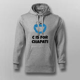 C Is For Chapati Desi Monster Funny T-shirt For Men