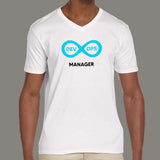 Dev Ops Manager Men’s Profession V-Neck T-Shirt Online