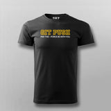 Developer May the Git Push Force Be With You Programmer Funny T-shirt For Men Online India