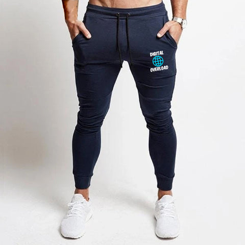 Digital Overload Jogger Track Pants With Zip for Men