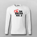 Dil Toh Bacha Hai Ji Funny Hindi T-shirt For Men