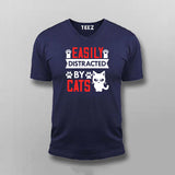 EASILY DISTRACTED BY CATS T-shirt For Men