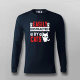 EASILY DISTRACTED BY CATS T-shirt For Men