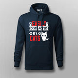 EASILY DISTRACTED BY CATS Hoodie For Men