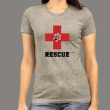 Dog Rescue T-Shirt For Women