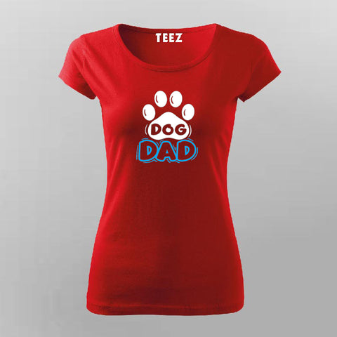 Dog Dad Geeky T-Shirt For Women Online Teez