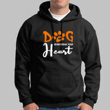 Dog Never Break Your Heart Dog Quotes T-Shirt For Men