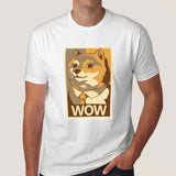 Doge Wow Poster Meme Men's T-shirt
