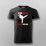 Don't Let the Pony Tail Fool you Kickboxing T-shirt for Men