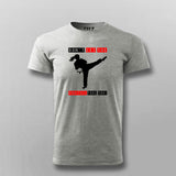 Don't Let the Pony Tail Fool you Kickboxing T-shirt for Men