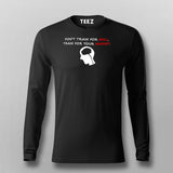 Don't Train For Skill Train For Mindset Men's Motivational T-Shirt