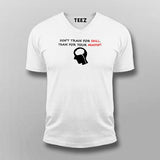 Don't Train For Skill Train For Mindset Men's Motivational V Neck T-Shirt Online