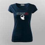 Don't Train For Skill Train For Mindset Women's Motivational T-Shirt