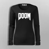 Doom Women's Gaming Full Sleeve T-Shirt Online India