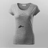 Dream Paper Flight Funny T-Shirt For Women