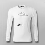 Dream Paper Flight Funny T-shirt For Men
