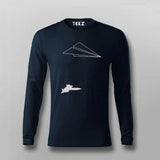 Dream Paper Flight Funny Full Sleeve T-shirt For Men Online teez