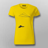 Dream Paper Flight Funny T-Shirt For Women