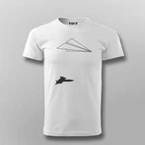 Dream Paper Flight Funny T-shirt For Men